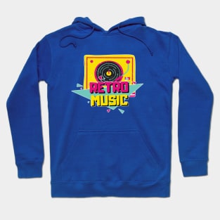 Retro Music - Vitage Design for Classical Music Lovers Hoodie